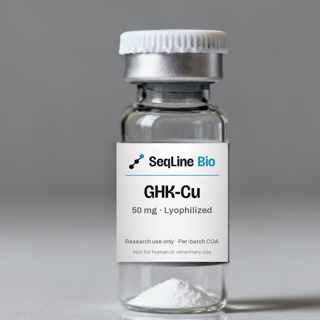 GHK-Cu copper peptide material